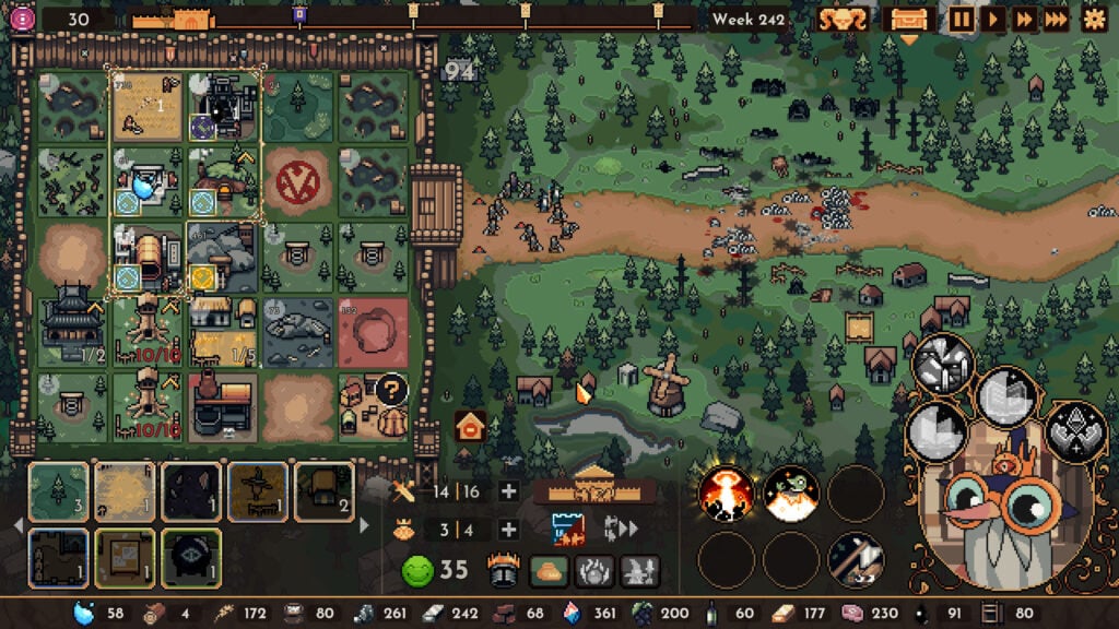 in-game screenshot of The King is Watching.