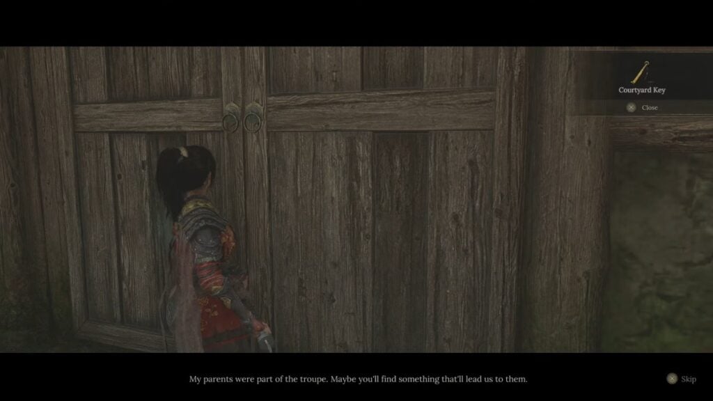 getting the Courtyard Key in Wuchang: Fallen Feathers