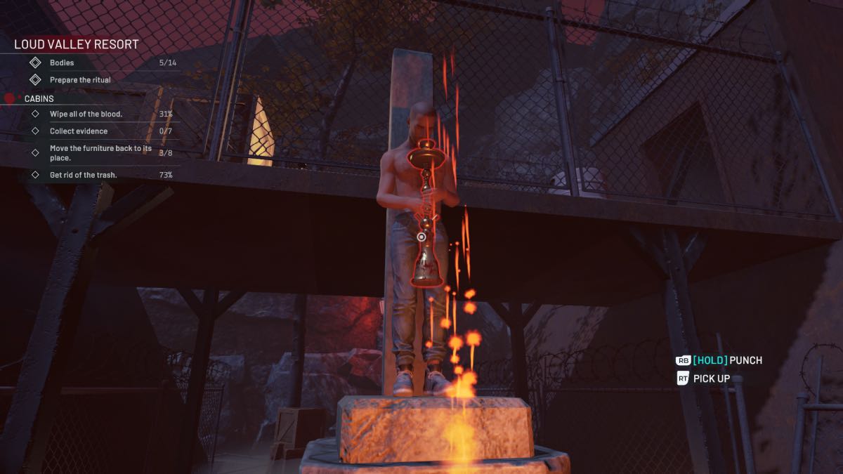 body on a pedestal