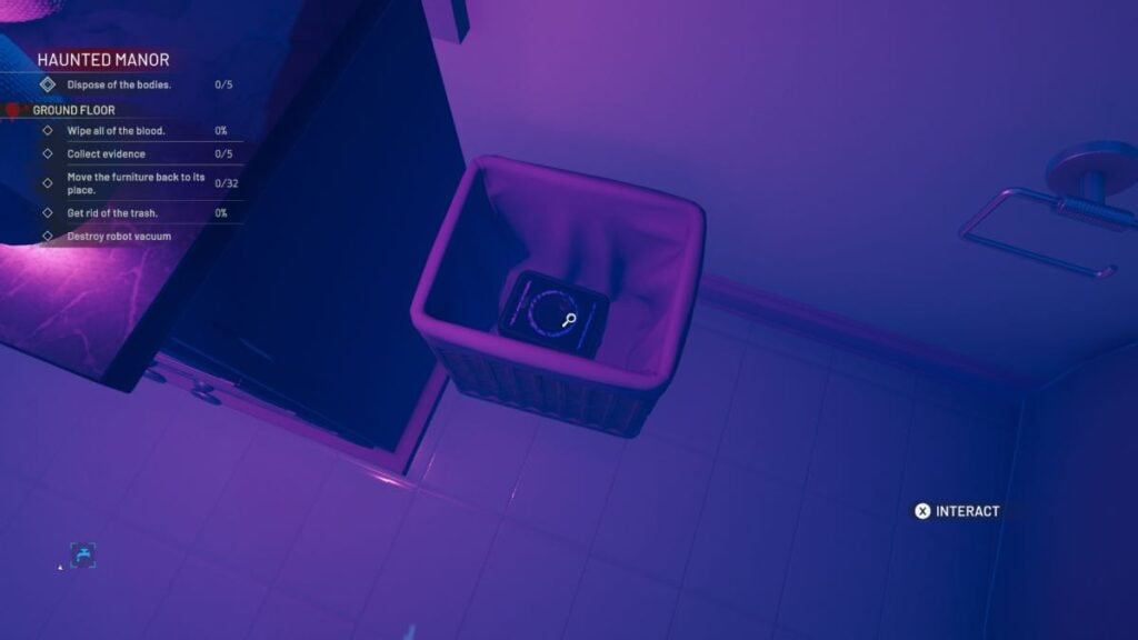 a speaker in a trash can