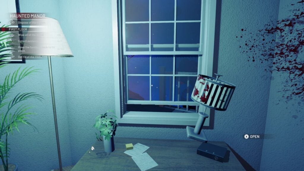 window to the secret area