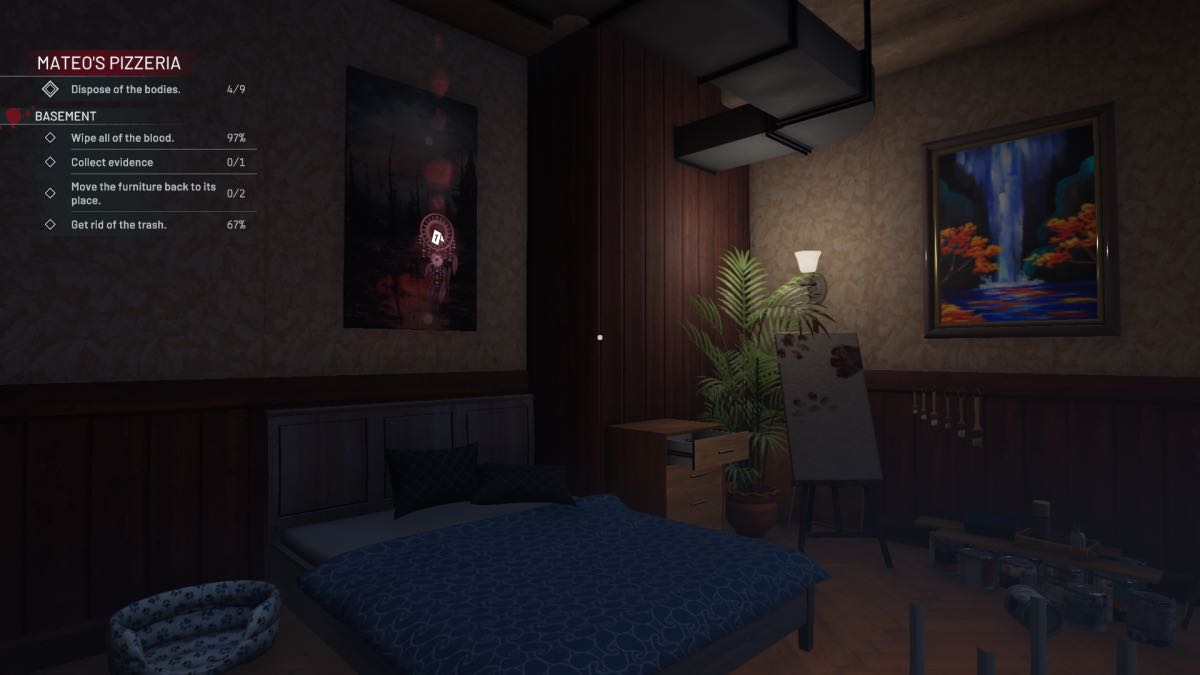 dreamcatcher above bed