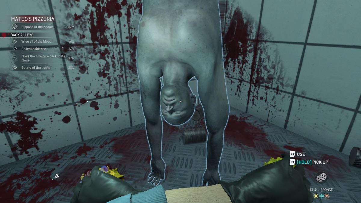 body in freezer