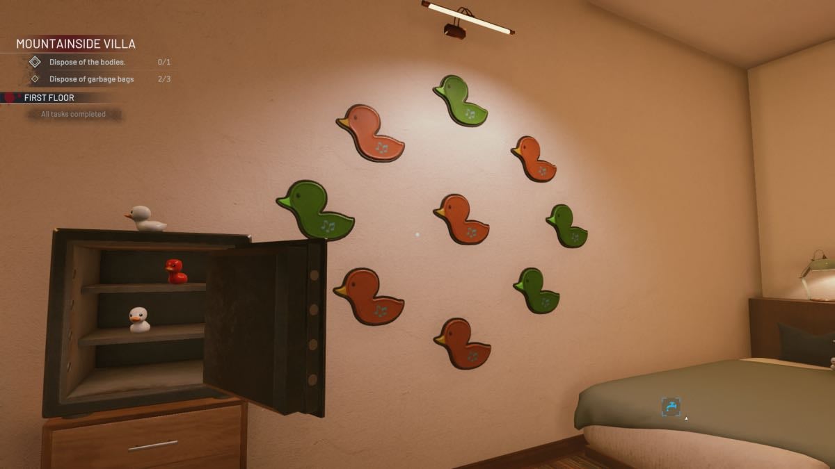 ducks on wall