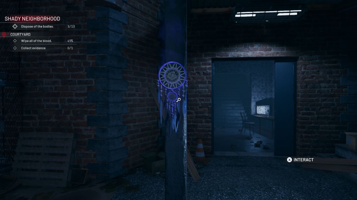 Crime_Scene_Cleaner dream catcher evidence