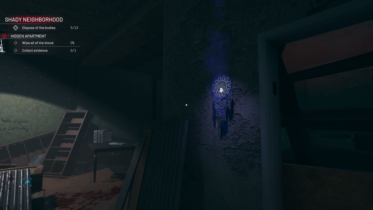 inside the hidden apartment with dreamcatcher