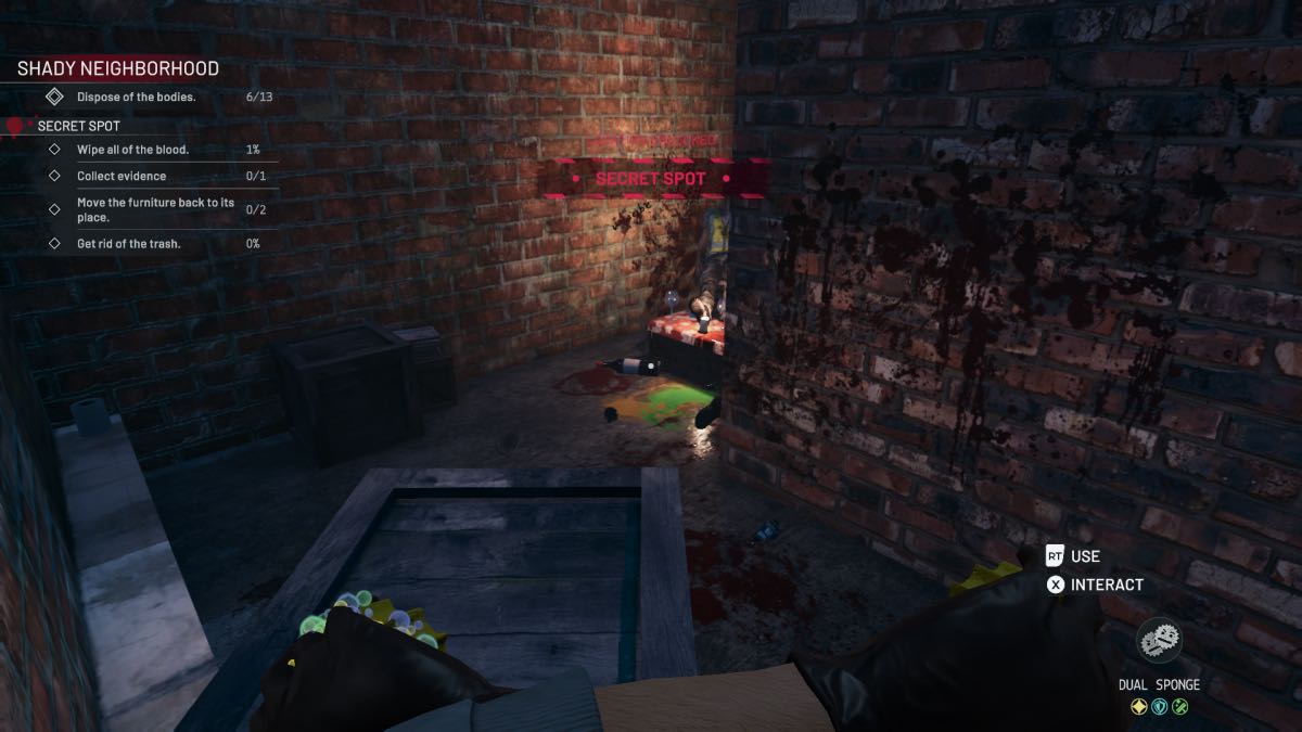 crime scene cleaner secret spot