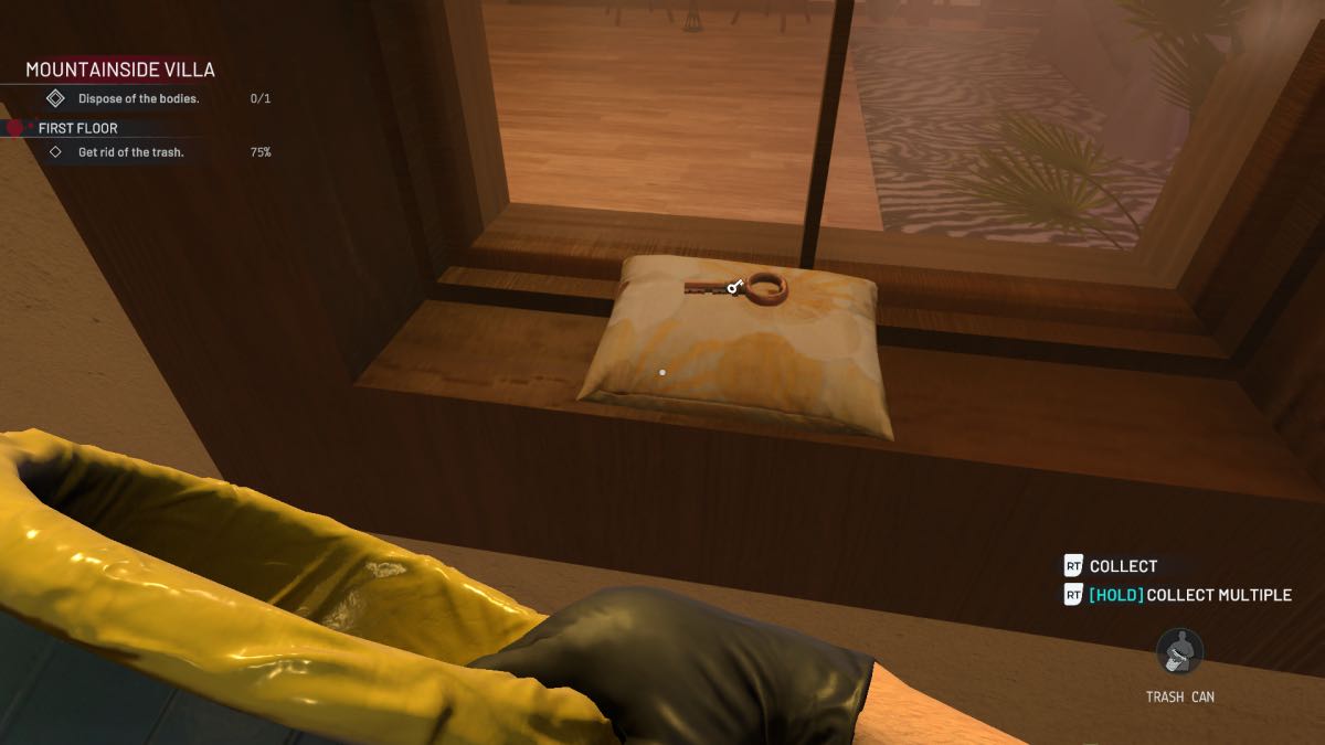 key on pillow
