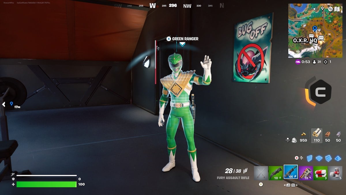 Fortnite Green Ranger NPC