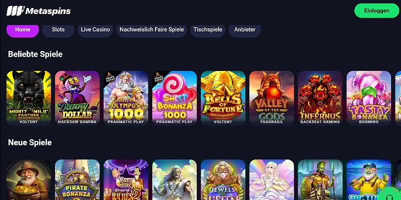 Metaspins Casino DE