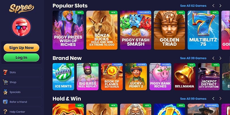 Spree Casino US - Social