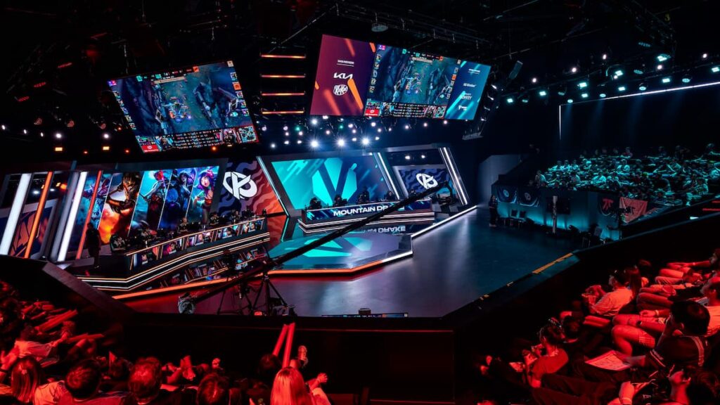 Picture showing the 2025 LEC EMEA 2025 Summer Split Week 1 Day 1 at the Riot Games Arena on August 2 2025 in Berlin, Germany.