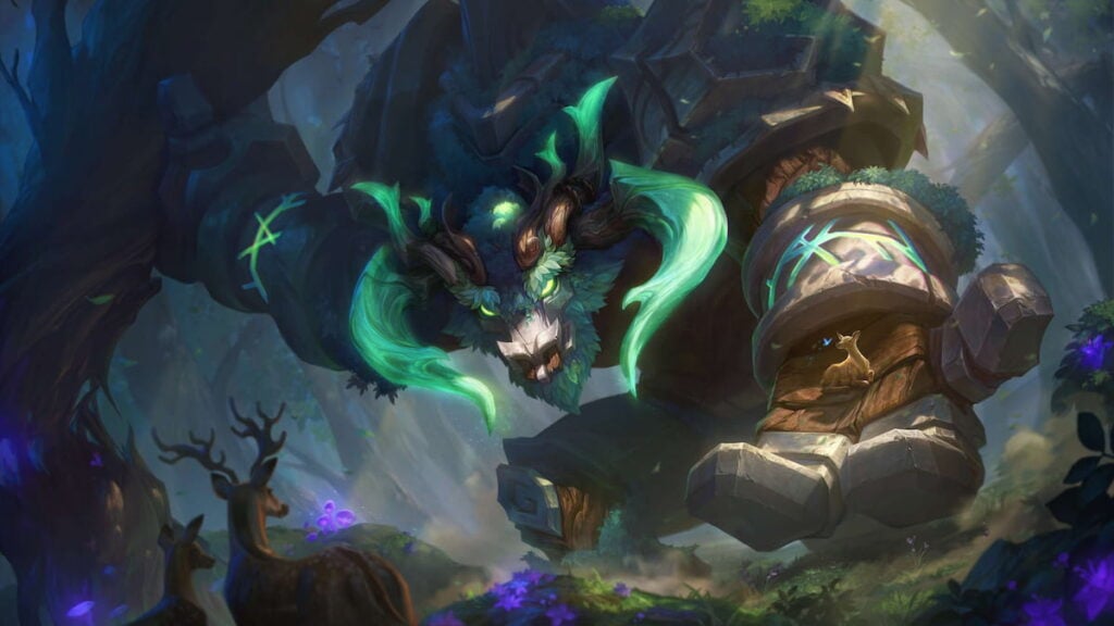 Picture showing Alistar new skin in League of Legends.
