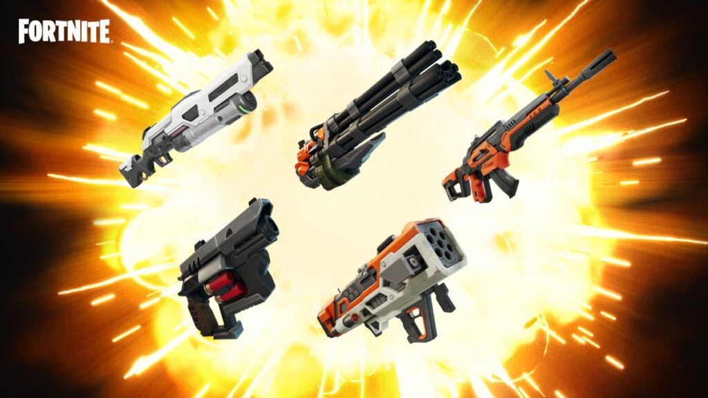 all Mythic weapons in Fortnite Chapter 6 season 4