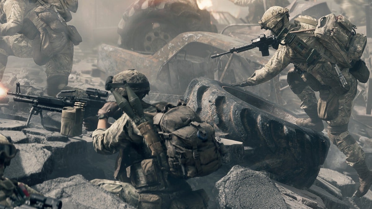 two players using guns in Battlefield 6
