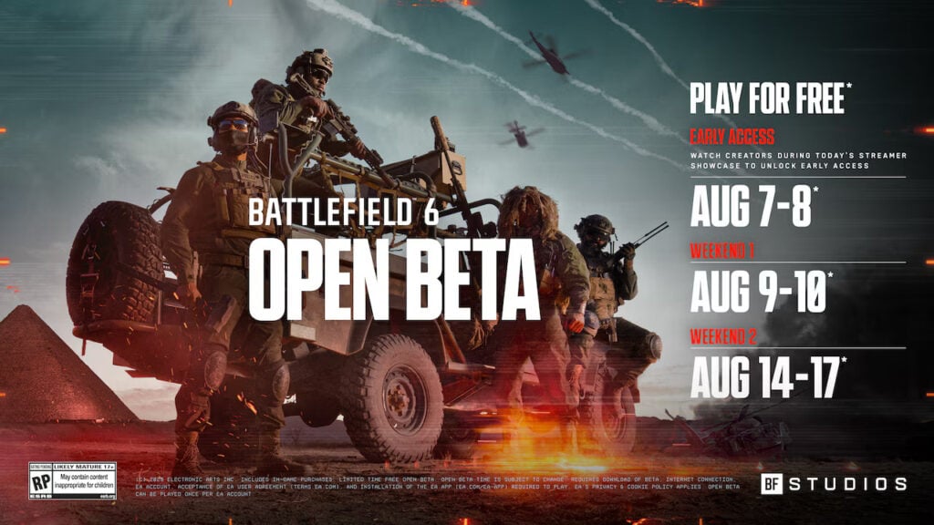 cover art for the Battlefield 6 open beta.