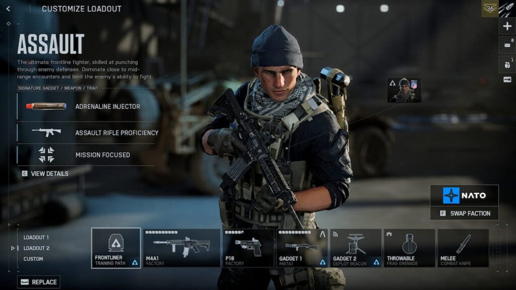 M4A1 loadout in Battlefield 6