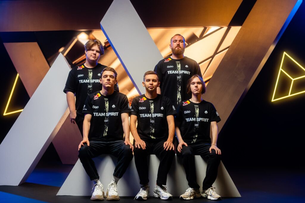 Team Spirit CS2 photo at the Esports World Cup 2025