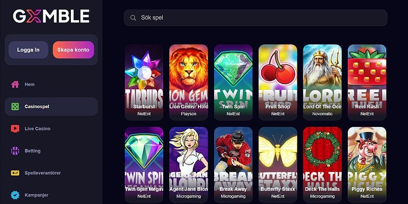 Gxmble Casino SE