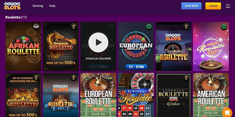 Super Slots Casino USA - Roulette
