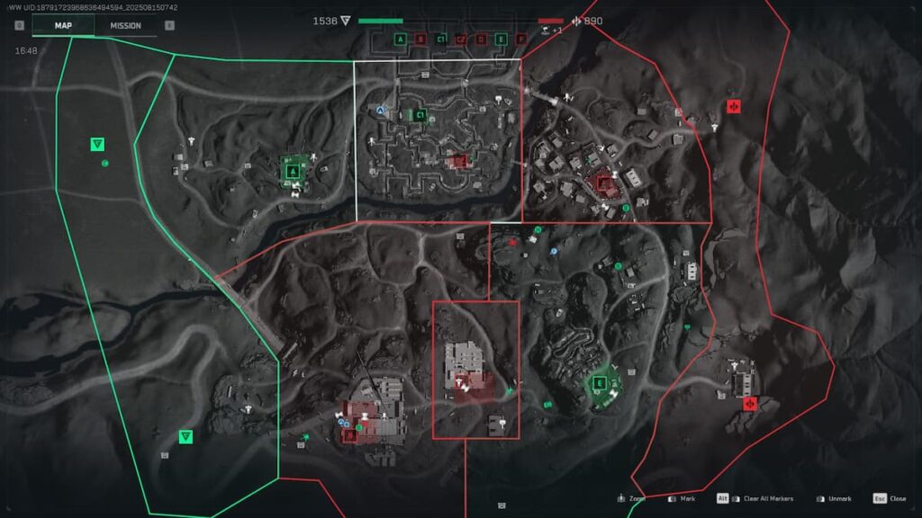 Delta Force Trenched map