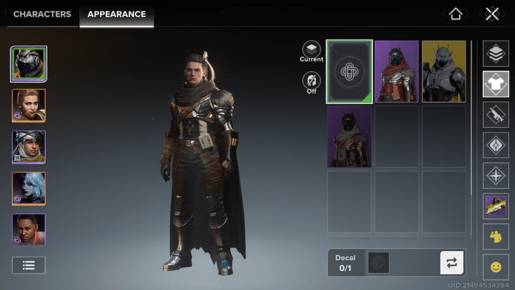 Wolf appearance customization in Destiny: Rising