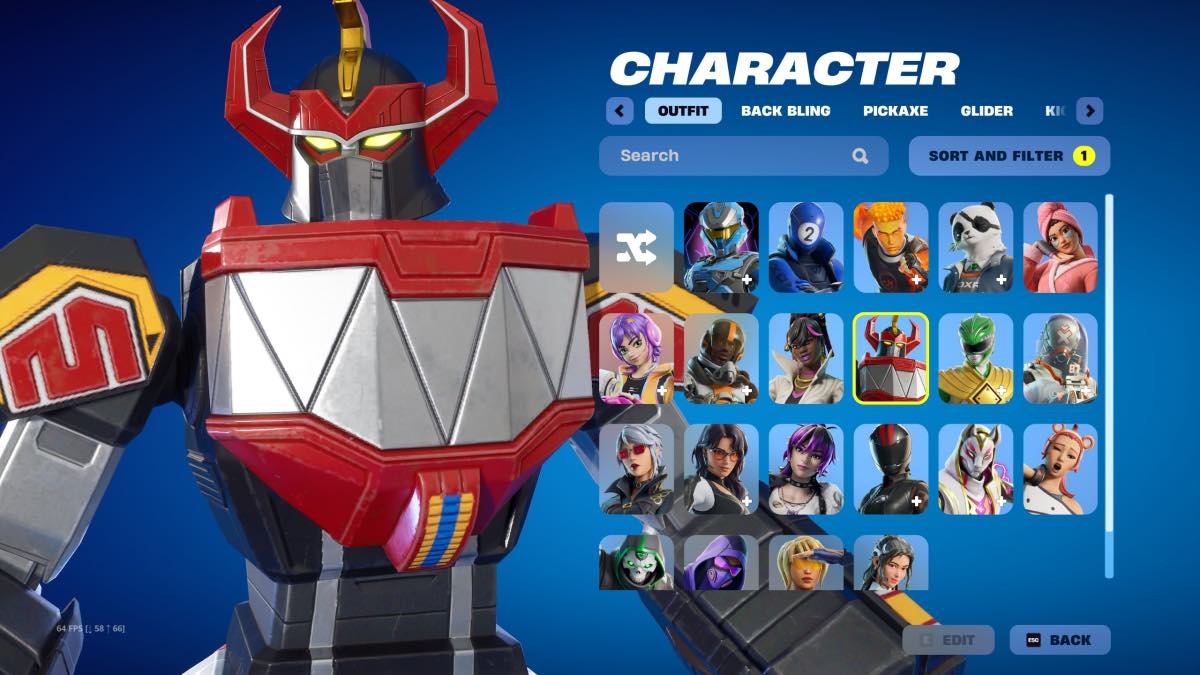 dino megazord power rangers fortnite skin