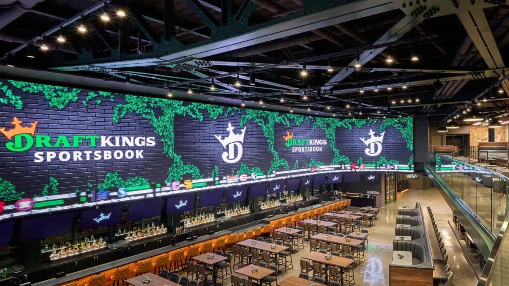 DraftKings lobby at the Wrigley Field in Chicago, Illinois