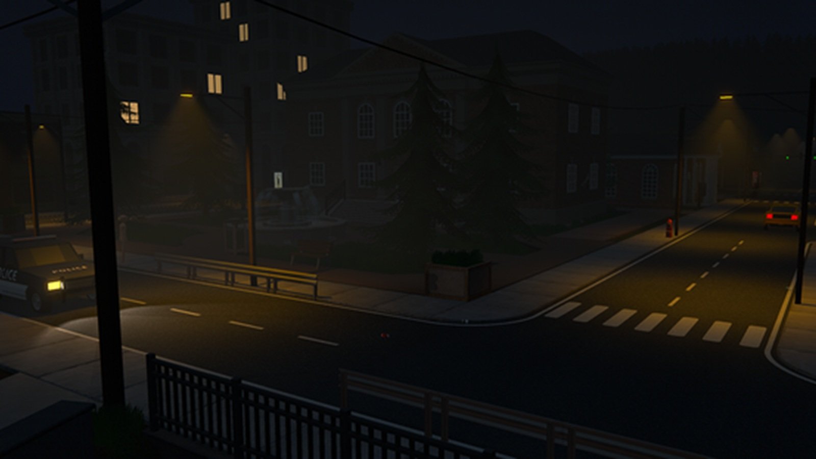image featuring a dark and empty street at night in Schedule 1.