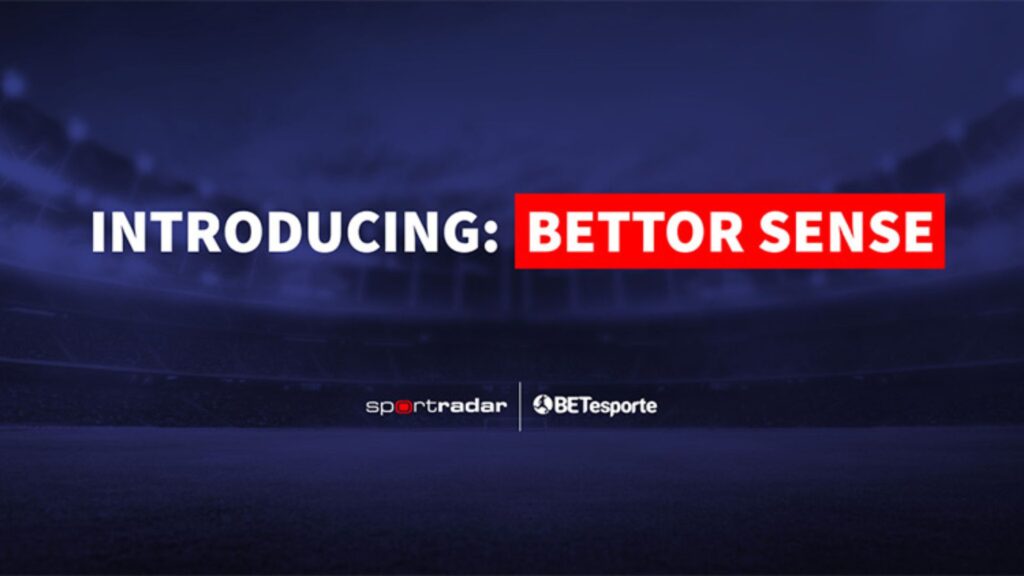 Key image for the launch of Bettor Sense in Brazil through the partnership of Sportradar and BETesporte.