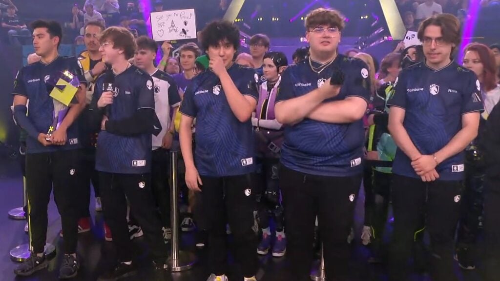 Team Liquid with the VCT 2025 EMEA Stage 2 trophy