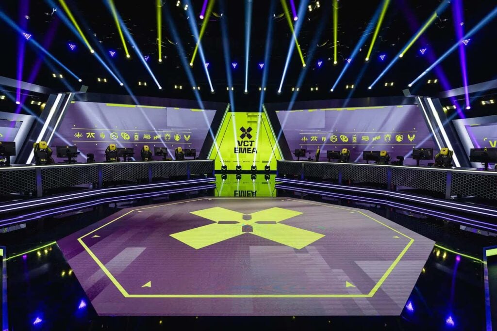 VCT EMEA venue and stage setup
