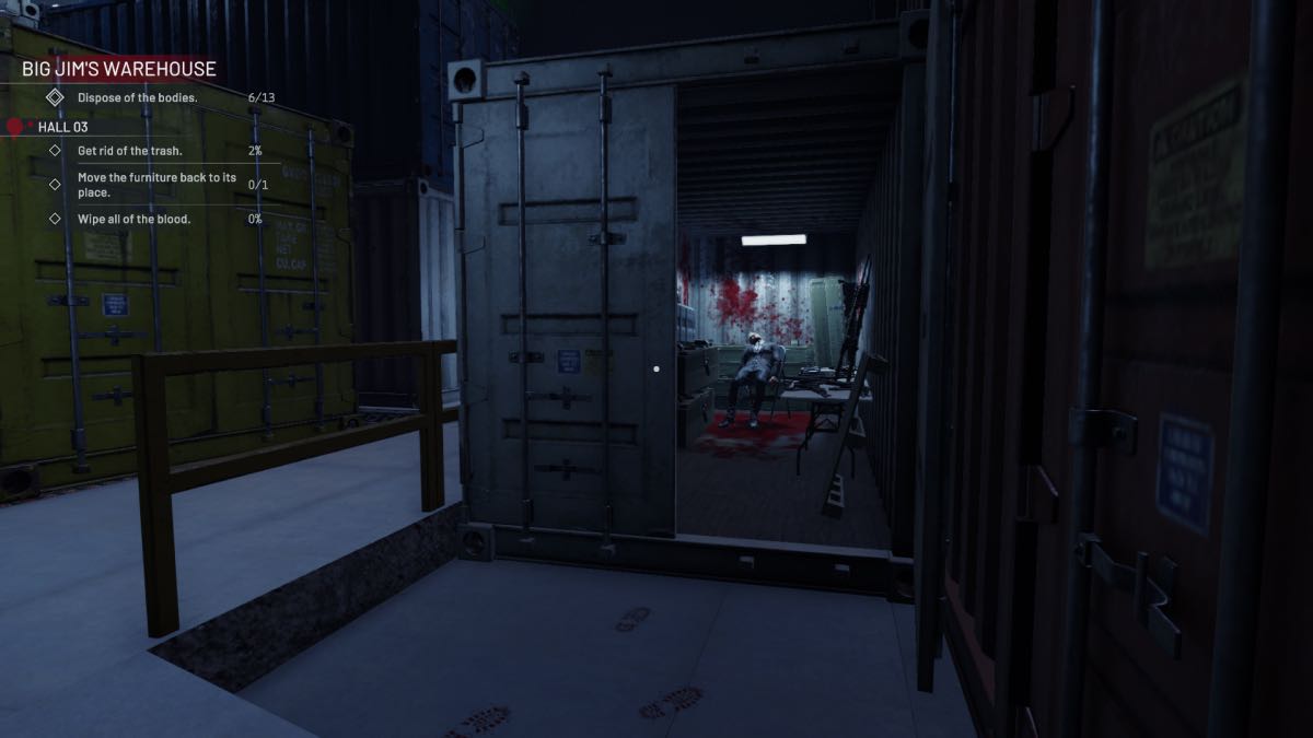 body in container
