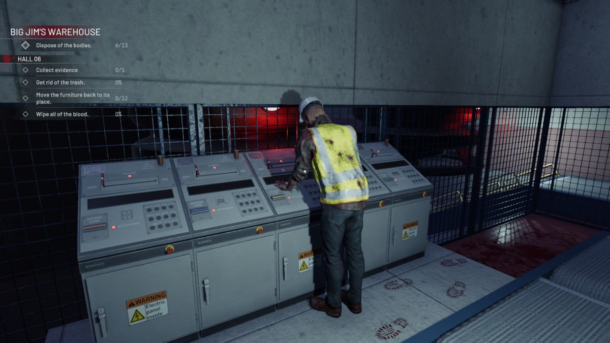 body at controls