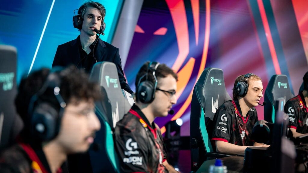 Dylan Falco with G2 Esports during the 2025 LEC EMEA 2025 Spring Split Week 1 at the Riot Games Arena on April 5 2025 in Berlin, Germany.