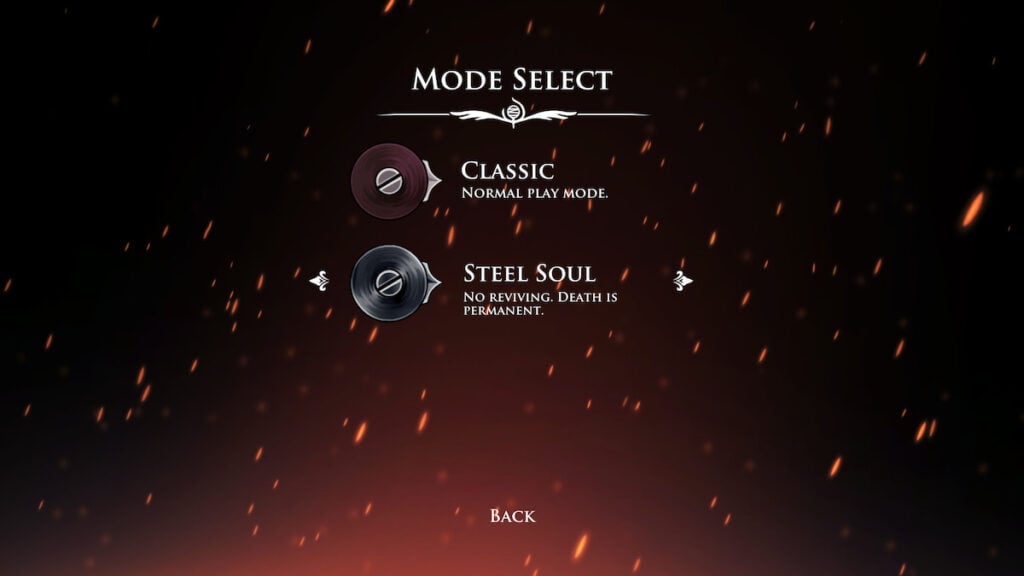 Picture showing Steel Soul mode in Hollow Knight Silksong.