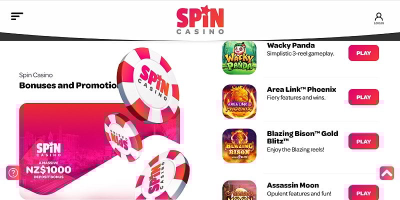 Spin Casino NZ