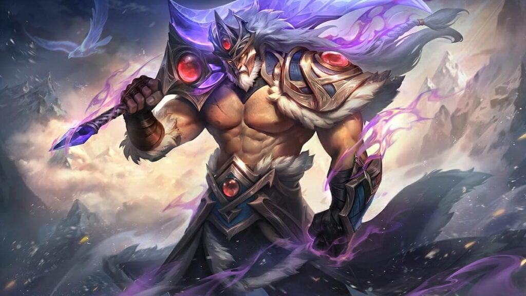 Picture showing the Tryndamere Victorious skin in League of Legends.