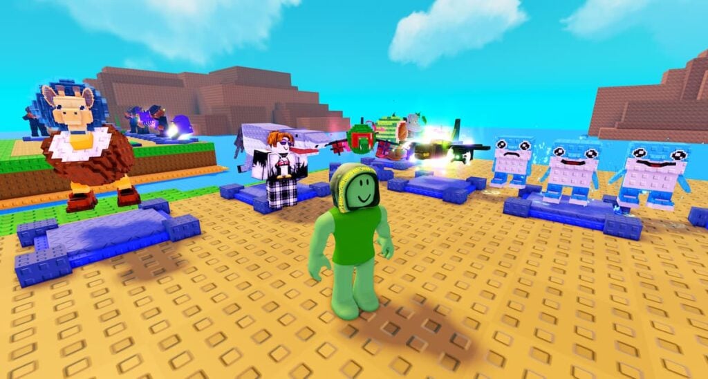 Picture showing different rare characters in Plants vs Brainrot.