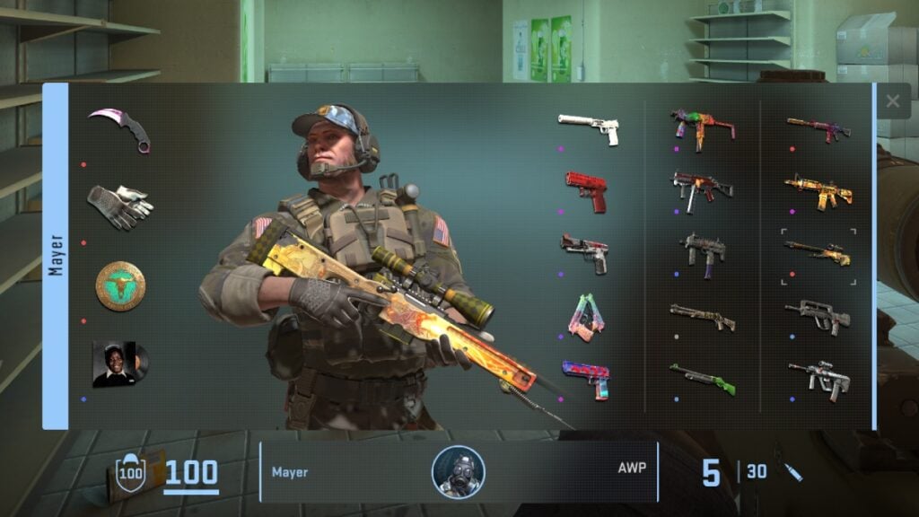 Spectator Loadout in CS2