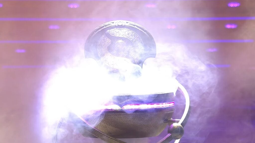photo of the Aegis of Champions at TI 2025.