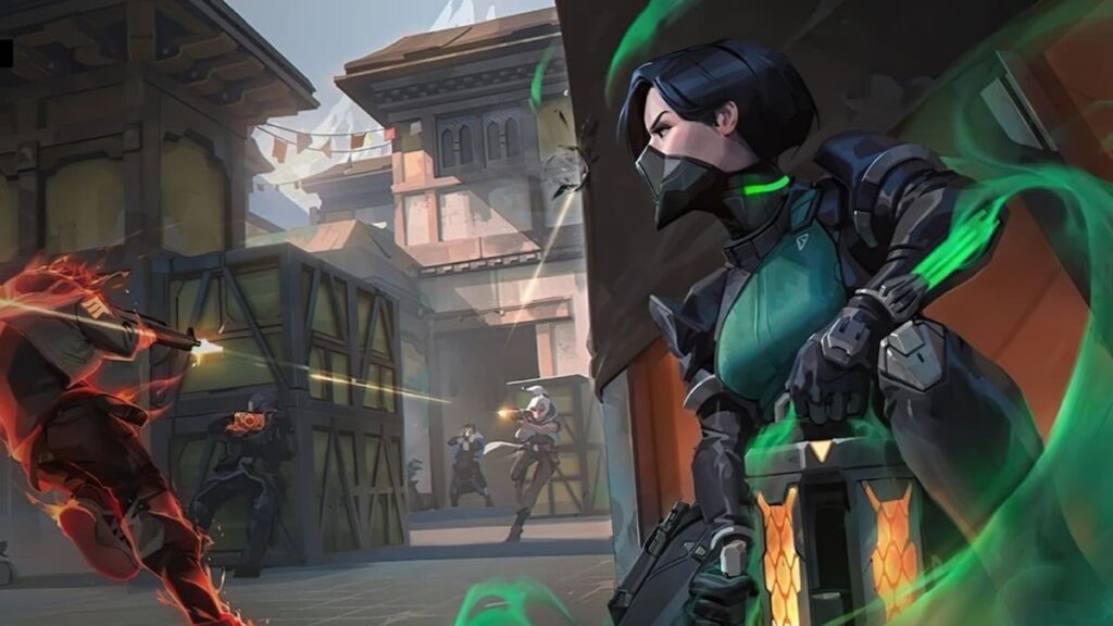 VALORANT art featuring multiple agents