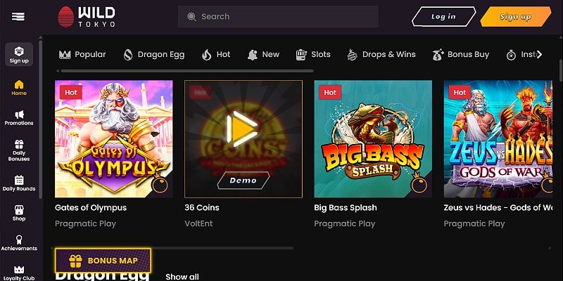 Wild Tokyo Casino AU