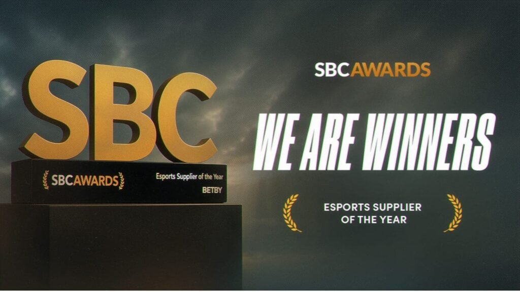 SBC Awards Esports of the Year award given to BETBY
