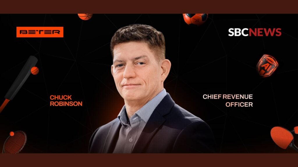 BETER's Chief Revenue Officer Chuck Robinson edited image for SBC News interview