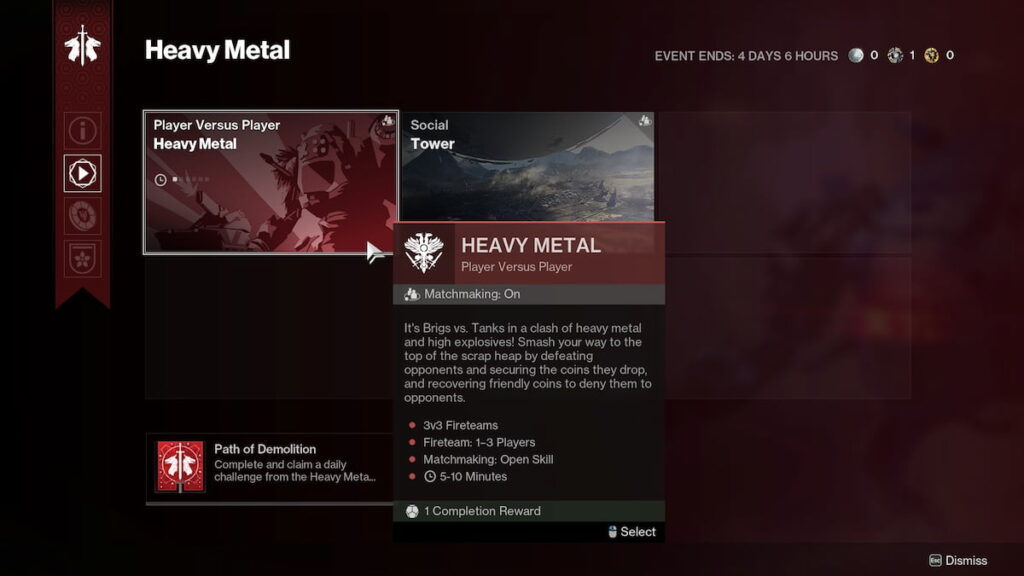 Heavy Metal in Destiny 2