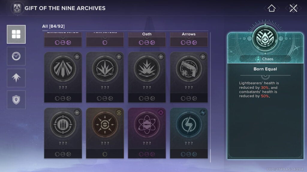 Gift of the Nine Archives in Destiny Rising