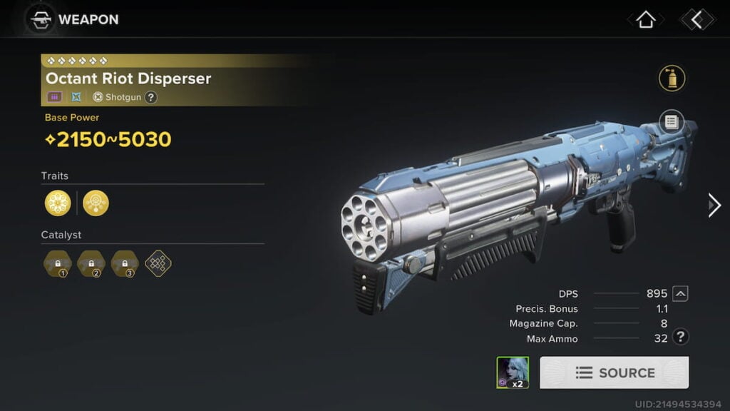Octant Riot Disperser in Destiny: Rising