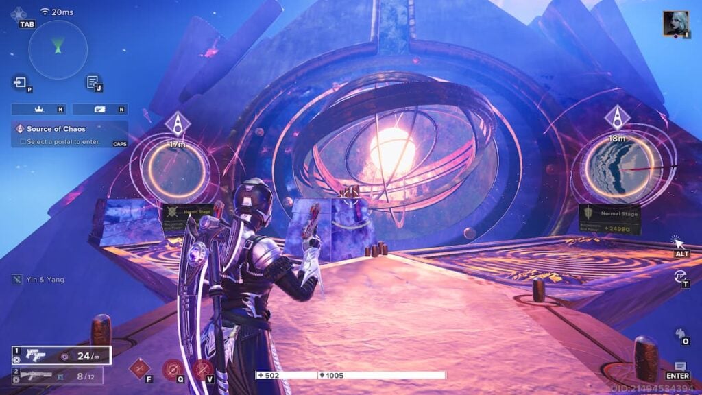 Singularity Chaos activity in Destiny 2