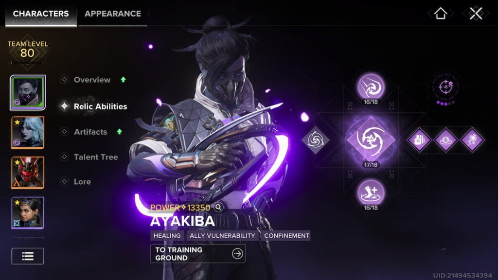 Umeko abilities in Destiny: Rising